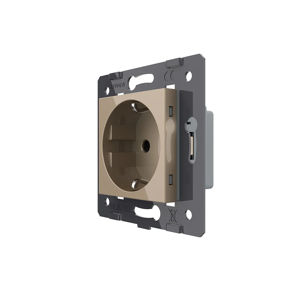 LIVOLO VL-C7-C1EU-13 zásuvka SCHUKO - zlatý modul
