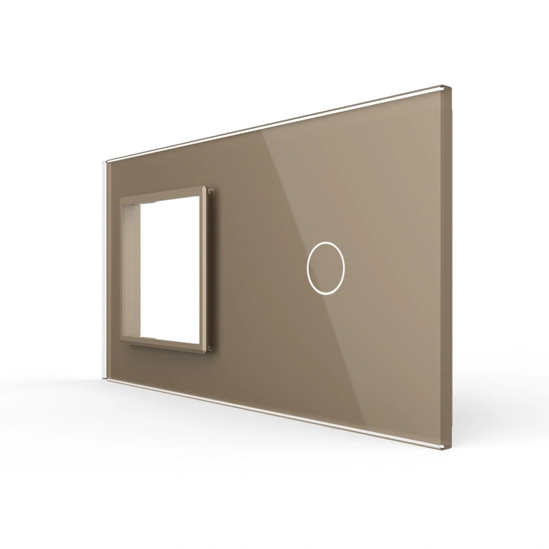 LIVOLO VL-C7-SR/C1-13 dvojitý rámik - zlatý