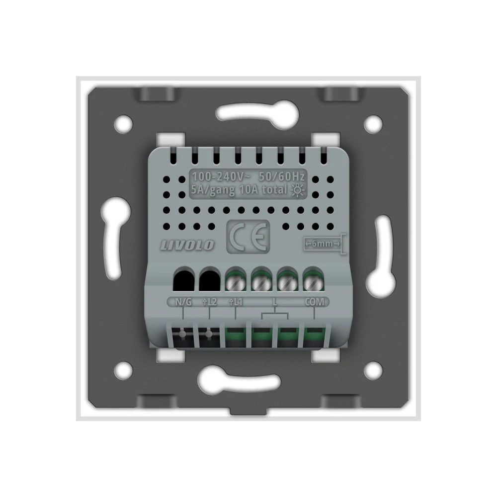 LIVOLO VL-C701S-11 Dotykový vypínač č.6 – biely