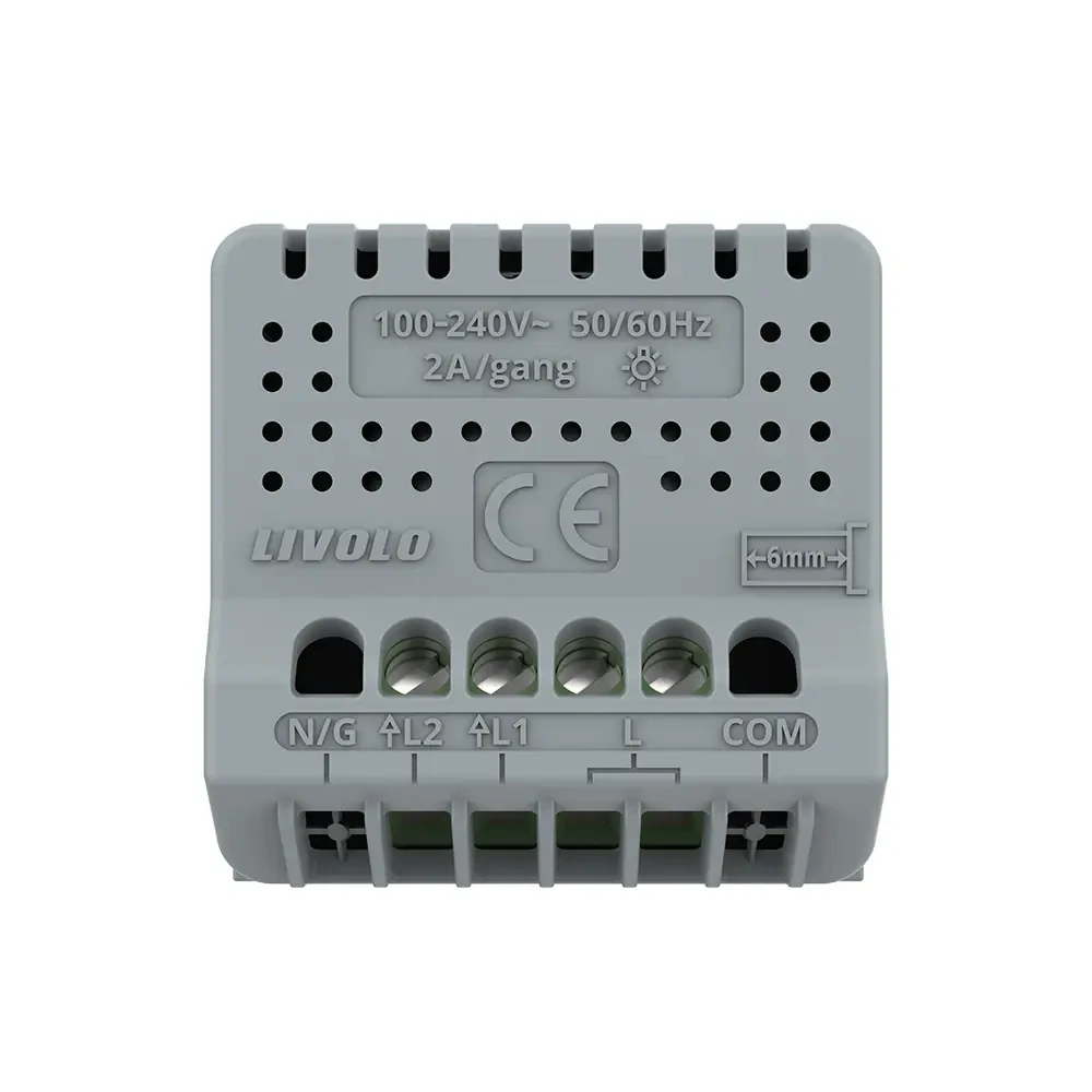 LIVOLO SR-702R-12 Dotykový modul č.5 s RF – čierny