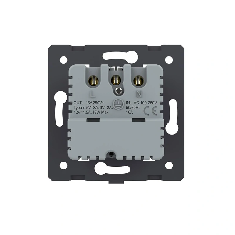 LIVOLO VL-C7-C1EUC-13 zásuvka SCHUKO + USB-C - zlatý modul