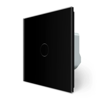 LIVOLO VL-C701IHR-12 Bezpotenciálové tlačidlo č.1/0 + RF - čierne