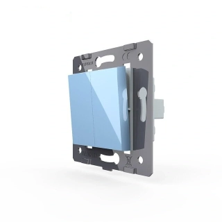 LIVOLO VL-C7-K2H-19 modul mechanického tlačidla č.2/0 - modrý